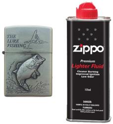  Bricheta Tip Zippo, 3d Relief, Metalica, Peste Si Lichid Zippo 125 Ml P4 (DLMGG-325) Bricheta