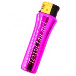  Bricheta Cu Gaz, Antivant, Reincarcabila, Roz, Personalizata Cu Textul Tau (DLMGG-3892) Bricheta