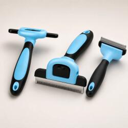  Pieptene trimmer de caini si pisici, pentru descalcire blana, anti-naparlire, par lung si scurt, JollyMag, SCZ22 (jolly_SCZ22)