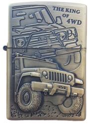  Bricheta Tip Zippo, 3d Relief, Metalica, King Of 4wd M2 (DLMGG-319) Bricheta