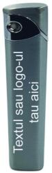  Bricheta Metalica Argintie Slim Antivant Personalizata Text Sau Logo (DLMGG-379) Bricheta
