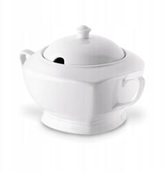 Tadar Elegáns porcelán leveses váza 2, 5l fehér (13444972)