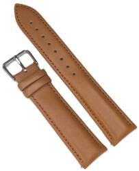  Curea Ceas din Piele Naturală, Maro Deschis, Cusătură Tone-on-Tone | Telescoape Quick Release | 18mm, 20mm, 22mm (5741)