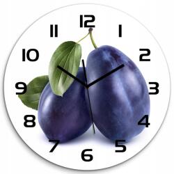 TULUP Nagy kerek üveg falióra Szilva fi 60 cm (pl_zso_60_f_71028345)