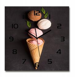 TULUP Nagyméretű edzett üveg falióra Fagylalt ostya 60x60 (pl_zsk_60x60_f_114775642)