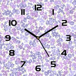Coloray Csendes óra üvegen Nefelejcs mező 30x30 cm (pl-zsk-30x30-TD-278)