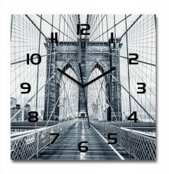 TULUP Nagy üveg falióra Brooklyn híd 60x60 (pl_zsk_60x60_f_94990249)