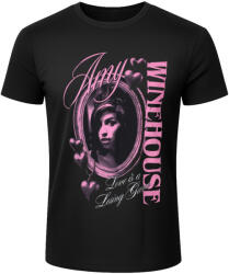 Low Frequency tricou pentru bărbați Amy Winehouse - Love is a Losing Game - negru - LOW FREQUENCY - AMY005TS