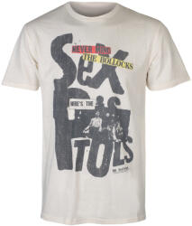 Low Frequency tricou pentru bărbați Sex Pistols - Here's The Sex Pistols - bej - LOW FREQUENCY - SEP006TS
