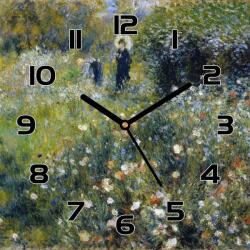 Coloray Falióra üvegfestmény hölgy esernyővel 30x30 (pl-zsk-30x30-Aa-56)