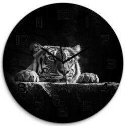 TULUP Nagy kerek üveg falióra Tigris fi 60 cm (pl_zso_60_f_101258480)