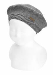 Condor Bereta Tricotata Gri din Bumbac pentru Fete 50100010 - Condor