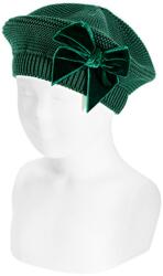 Condor Bereta Tricotata Verde cu Funda din Catifea pentru Fete 50100011 - Condor