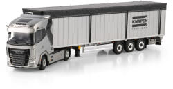 WSI MODELS Tir DAF XG 4x2 cu semiremorca Knapen Trailers Moving Floor cu 3 axe, WSI Models, scala 1/501/43 (46957)
