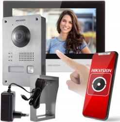 Hikvision Video Kaputelefon Szett Hikvision DS-KIS703Y-P (KH6320-WTE1-KV6113-WPE1)