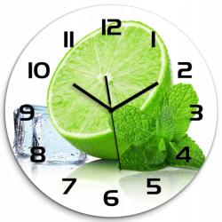 TULUP Üveg nagy lógó óra lime jéggel fi 60cm (pl_zso_60_f_76224722)