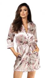 Donna fürdőköpeny Katie 03 méret XXL/44 szatén pillangók virágok (5903357508784)