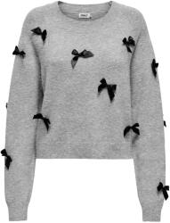 ONLY Pulover Onlnoelle Bow 15342560 BS000086 light grey melange