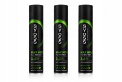 Syoss Max Hold Hajlakk - Extra Erős Tartás - 3 x 300 ml (3838824430416)