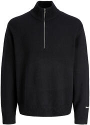 JACK & JONES Pulover Jornorrebro Half Zip 12282749 C-N10 black