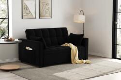  Canapea extensibila 2 locuri 140x77x90 cm Tapitata Stofa Bej Model One (cod: 25085) (C3268-1746) Canapea