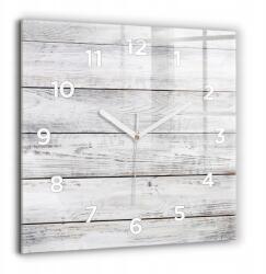 Foto Üveg Falióra Modern enteriőrökbe Festett deszkák 60x60 cm (010010500080100272762)