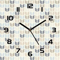 Coloray Csendes óra üvegen Geometrikus textúra 30x30cm (pl-zsk-30x30-TD-313)