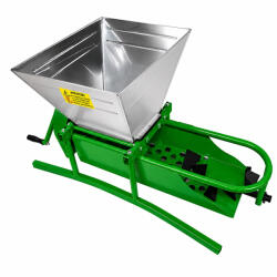 Micul Fermier Zdrobitor de struguri manual Micul Fermier, capacitate cuva 30 litri, capacitate productie 200kg h, cu desciorchinator (MF-ZD1005-G01)