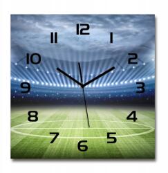 TULUP Stadion mintás üveg négyzet alakú falióra 60x60 (pl_zsk_60x60_f_65377404)