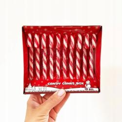 Sweetmania Candy Cane Nyalóka Karácsonyfa Pálca Cukor Mikulás Doboz 10DB Karácsony (FFCCB)