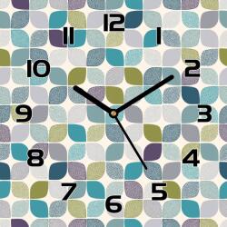 Coloray Üveg falióra Geometrikus színes mintás 30x30 cm (pl-zsk-30x30-TD-216)