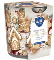 AURA Bispol Mézeskalács gyertya üvegben, 100g, égési idő 22 óra (SN72S-23)