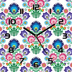 Coloray Falióra üveg szláv népi mintás 30x30 (pl-zsk-30x30-TD-284)