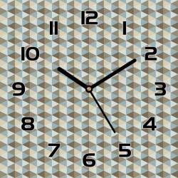 Coloray Üveg falióra Absztrakt optikai illúzió 30x30cm (pl-zsk-30x30-TD-248)