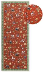 Villeroy & Boch Червена/зелена пътека с коледен мотив 80x200 cm Toy's Delight Nostalgic Noel Red Green - Villeroy&Boch (106499-80x200)