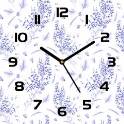 Coloray Üveg falióra Akvarell levendula 30x30 cm (pl-zsk-30x30-TD-178)