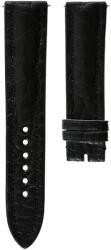 Biatec Curea din piele Biatec crocodil autentic | Negru - 20 mm - Fără cataramă + 5 ani garanție și cadou GRATUIT