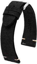 Hirsch Curea Hirsch Serro - neagră - 19 mm - L - Standardní délka (doporučujeme) - 16 mm - Argint + 5 ani garanție și cadou GRATUIT (P95376)
