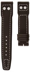 Biatec Curea din piele Biatec Pilot | Maro închis - 20 mm - Fără cataramă + 5 ani garanție și cadou GRATUIT (P106442)