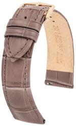 Hirsch Curea Hirsch Duke - taupe - 20 mm - S - Kratší délka - 18 mm - De aur + 5 ani garanție și cadou GRATUIT (P85303)