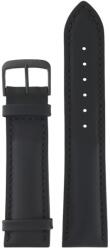 Junkers Curea din piele Junkers 22mm - negru/cu cataramă neagră + 5 ani garanție și cadou GRATUIT