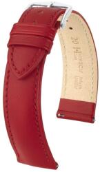 Hirsch Curea Hirsch Kent - roșu - 20 mm - L - Standardní délka (doporučujeme) - 18 mm - Argint + 5 ani garanție și cadou GRATUIT