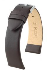 Hirsch Curea Hirsch Toronto - maro - 18 mm - L - Standardní délka (doporučujeme) - 16 mm - Argint + 5 ani garanție și cadou GRATUIT (P39218)