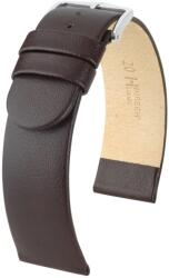 Hirsch Curea Hirsch Scandic - maro - 18 mm - L - Standardní délka (doporučujeme) - 18 mm - Argint + 5 ani garanție și cadou GRATUIT (P78887)