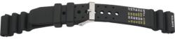 Bear Curea din cauciuc BEAR 1574 (20 mm) - 20 mm + 5 ani garanție și cadou GRATUIT (P34234)