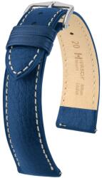 Hirsch Curea Hirsch Boston - albastru - 24 mm - L - Standardní délka (doporučujeme) - 22 mm - Argint + 5 ani garanție și cadou GRATUIT (P112339)