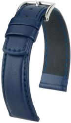 Hirsch Curea Hirsch Runner - albastru - 24 mm - L - Standardní délka (doporučujeme) - 22 mm - Argint + 5 ani garanție și cadou GRATUIT (P40540)