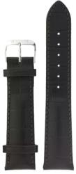 Junkers Curea din piele Junkers 22mm - negru/croco + 5 ani garanție și cadou GRATUIT