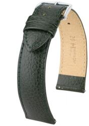 Hirsch Strap Hirsch Kansas - verde - 20 mm - L - Standardní délka (doporučujeme) - 18 mm - Argint + 5 ani garanție și cadou GRATUIT (P39430)