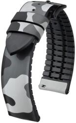 Hirsch Curea Hirsch John - gri - 22 mm - L - Standardní délka (doporučujeme) - 20 mm - Negru + 5 ani garanție și cadou GRATUIT (P76972)